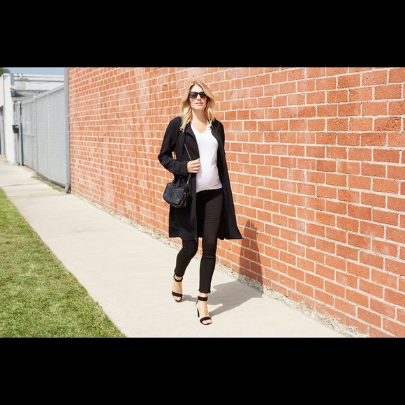 ✨HP!✨NWT Maternity-Friendly A.L.C. Trench Coat - Picture 3 of 8